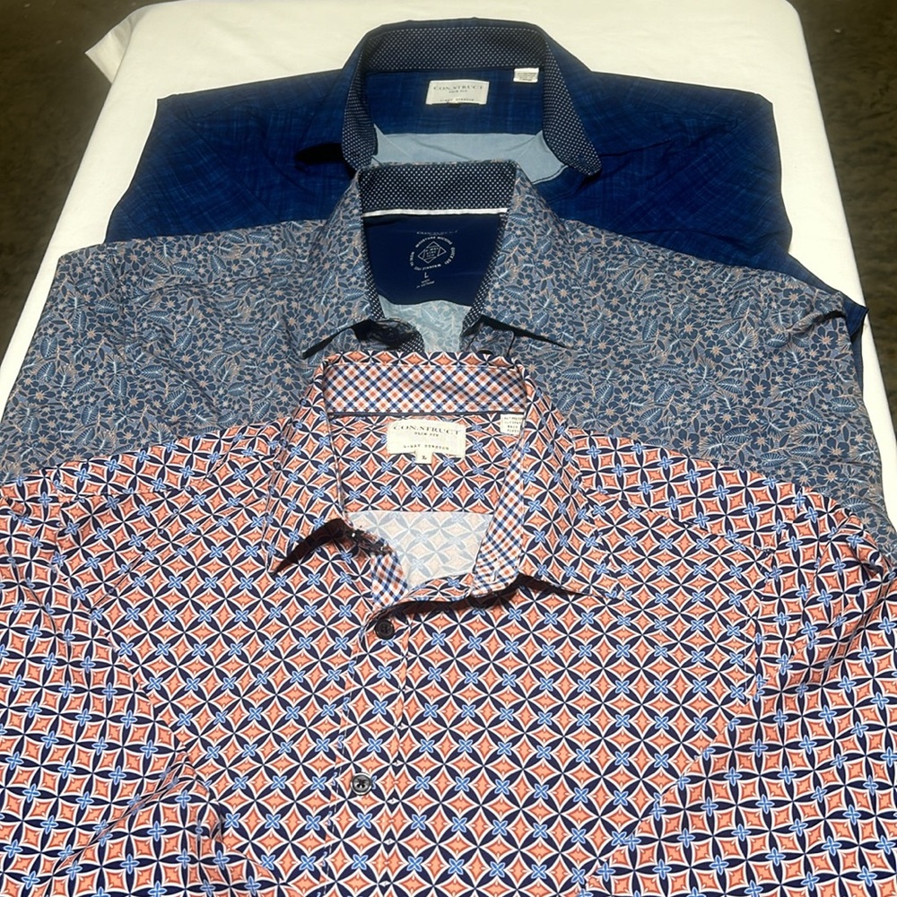 Con.struct Men’s Long Sleeve Shirts Lot